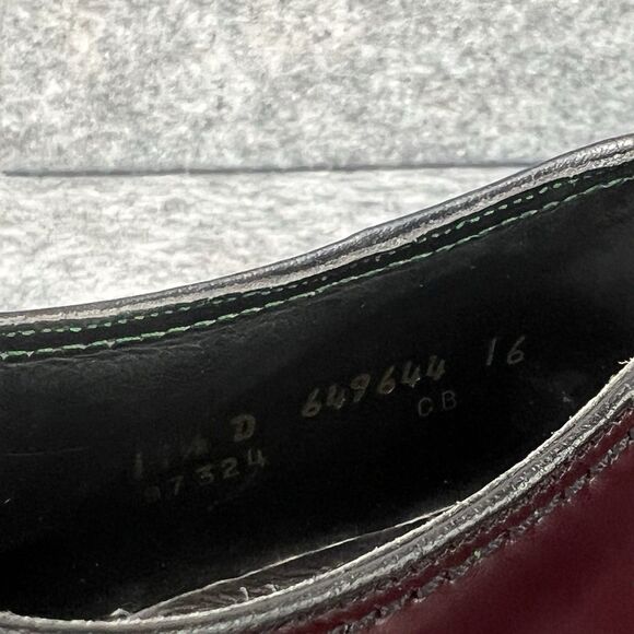 Vtg FLORSHEIM ROYAL IMPERIAL Cordovan Leather Saddle Oxfords Sz 8 - Picture 10 of 10